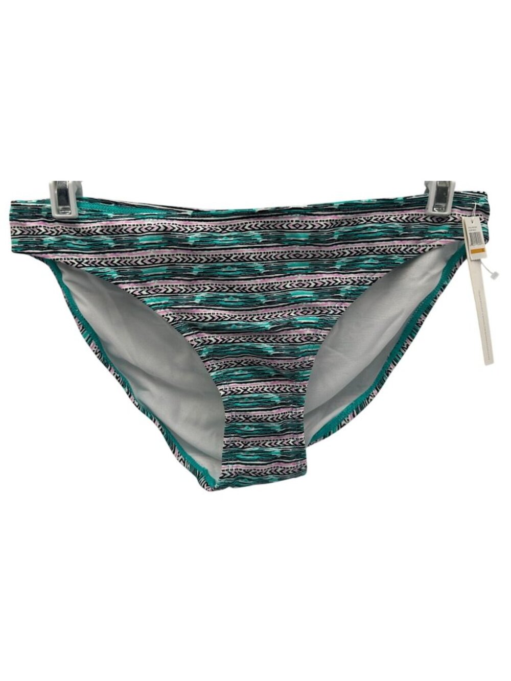 Ninety Five Bikini Swim Womens Size S Multicolor Striped Mid-Rise Swimwear